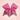 Cheer Bow - Power Pink Rhinestone