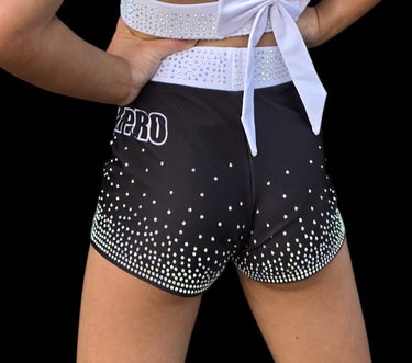 Youth Bike Shorts "Bling Boss " WHITE