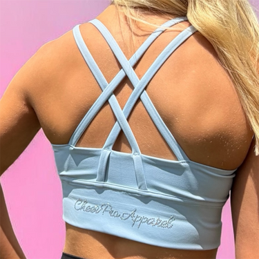 CheerPro Diamond Elite Crop - Blueberry Sorbet