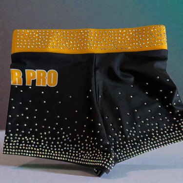 Youth Bike Shorts "Bling Boss " Orange